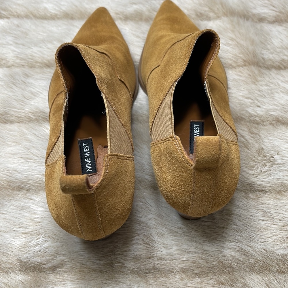 Nine West Booties Camel Color Size 8 - image 6